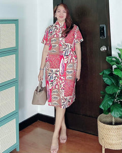 *Cherry Printed Dress 0026