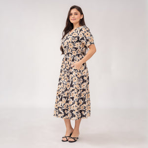 Sale! Sigrid Maxi Printed Dress 0044