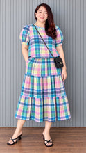 Load image into Gallery viewer, Lana Checkered Top and Skirt 0052