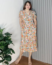 Load image into Gallery viewer, *Say Printed Overlap Maxi Dress 0015