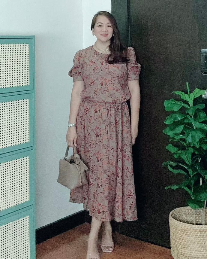 *Alexa Printed Dress 0062