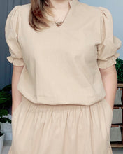 Load image into Gallery viewer, Sale! Carol Plain Camel Top and Skirt 0007