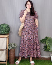 Load image into Gallery viewer, Atasha Printed Maxi  Dress  0033