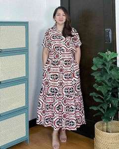 *Lysa Maxi Printed Dress 0054