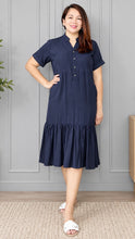 Load image into Gallery viewer, *Hailey Plain Soft Denim Dress 0111