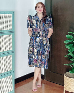 *Amor Filipiñana Printed Dress 0006