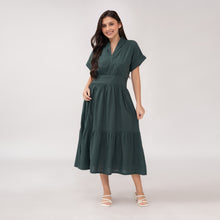 Load image into Gallery viewer, Althea Plain Maxi Dress 0021