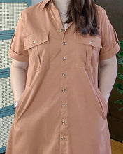 Load image into Gallery viewer, *Elena Premium Cotton Acid Linen Dress 0087