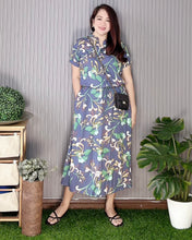 Load image into Gallery viewer, Carmie Maxi Printed Dress 0107