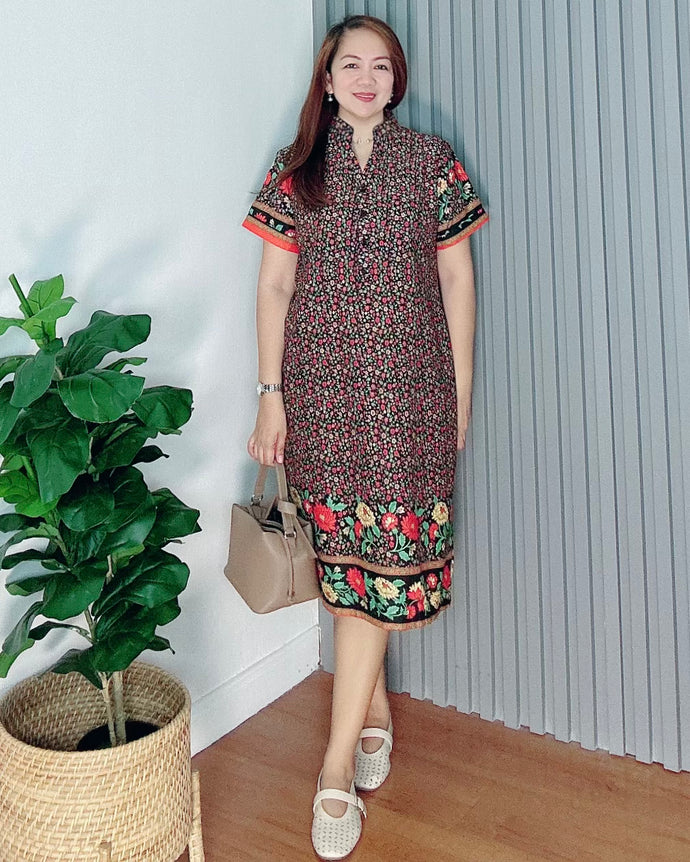 *Bea Printed Dress 0450