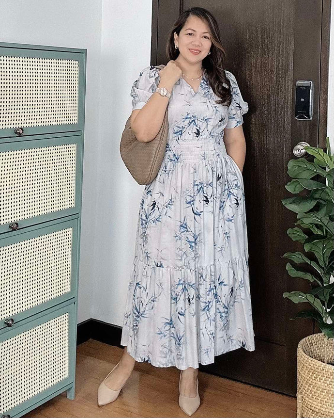 Sigrid Maxi Printed Dress 0057