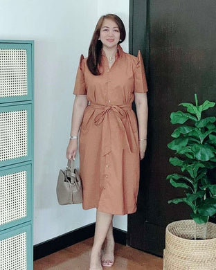 *Amor Filipiñana Premium Linen Dress 0004