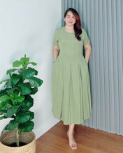 Load image into Gallery viewer, Demi Maxi Plain Soft Linen Dress 0009