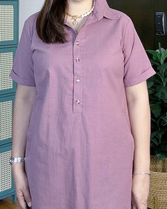 *Denise Plain Dress 0090