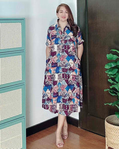 *Luna Printed Dress 0041