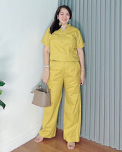 Load image into Gallery viewer, *Vinna Premium Linen Mustard Coordinates 0014