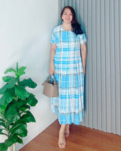 Load image into Gallery viewer, Demi Maxi Checkered Dress 0022