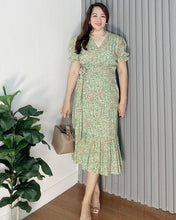 Load image into Gallery viewer, *Say Printed Overlap Maxi Dress 0012