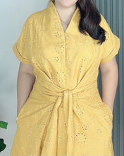 Load image into Gallery viewer, * Vera Maxi Eyelet Embroidered Dress 0024
