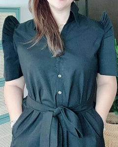 *Amor Filipiñana Premium Linen Dress 0005