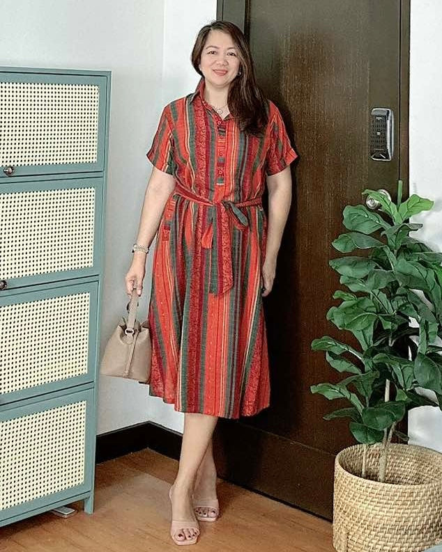 *Luna Printed Dress 0034