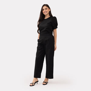 Kendra Premium Linen Black Coordinates 0108