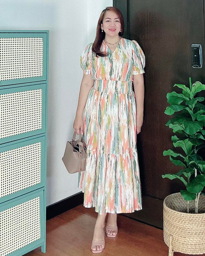 *Sigrid Maxi Printed Dress 0103
