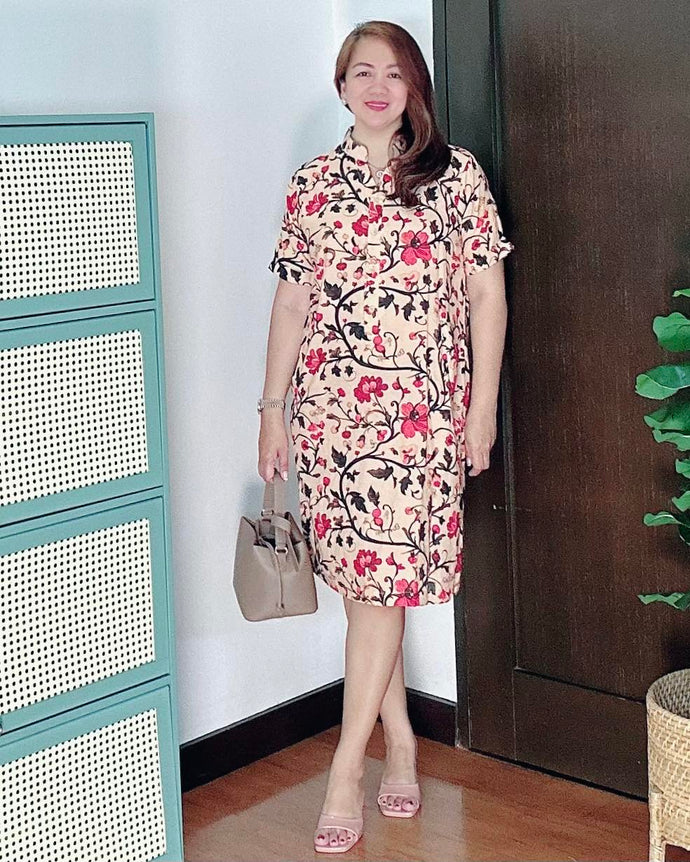 *Bea Printed Dress 0440