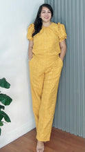 Load image into Gallery viewer, Chelsea Eyelet Mustard Coordinates 0019