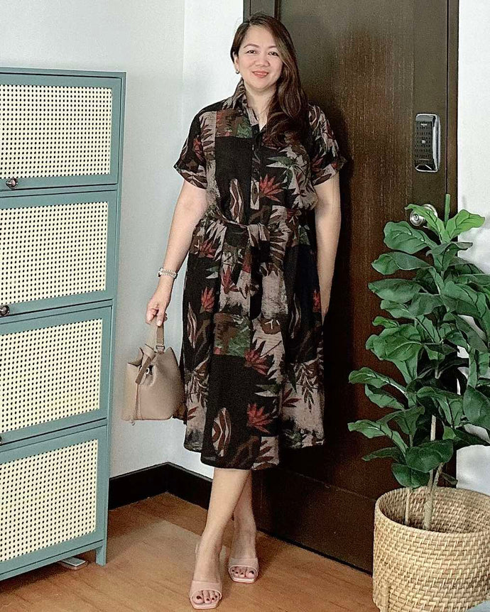 *Luna Printed Dress 0010