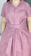 Load image into Gallery viewer, *Julia Maxi Eyelet Embroidered Dress 0060