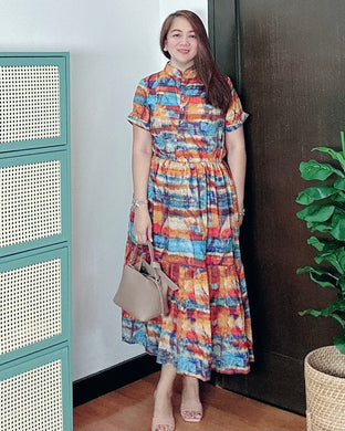*Selena Maxi Printed Dress 0019