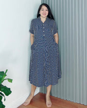 Load image into Gallery viewer, *Katie Striped Blue Dress 0078