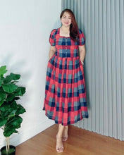 Load image into Gallery viewer, *Aubrey Checkered Dress 0133