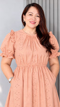Load image into Gallery viewer, *Martha Maxi Eyelet Dress 0084