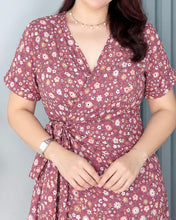 Load image into Gallery viewer, Sale! Mara Printed Overlap Dress 0033
