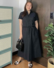 Load image into Gallery viewer, Dahna Plain Black Dress 0227