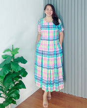 Load image into Gallery viewer, Demi Maxi Checkered Dress 0021