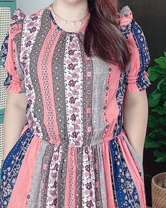 *Martha Maxi Printed Dress 0062