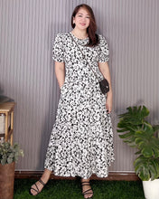 Load image into Gallery viewer, Atasha Printed Maxi  Dress  0046