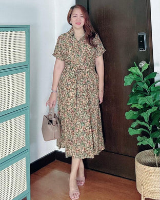 *Julia Maxi Printed Dress 0014
