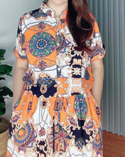 Load image into Gallery viewer, *Carmie Printed Dress 0156