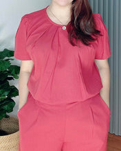 Load image into Gallery viewer, *Avery Plain Rusty red Coordinates 0026