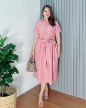 Load image into Gallery viewer, *Ara Eyelet Oldrose Dress 0004