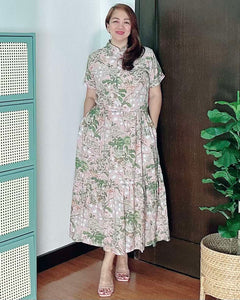 *Selena Maxi Printed Dress 0036