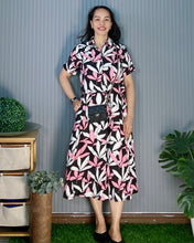 Load image into Gallery viewer, Diana Maxi Printed Dress 0033