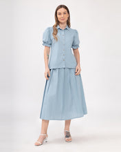 Load image into Gallery viewer, Elise Premium Linen  Top and Skirt Coordinates 0003