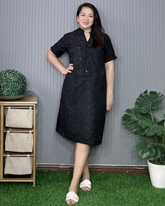 Bea Eyelet Black Dress 0373