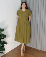 Load image into Gallery viewer, Aiza Cotton Linen Dress 0003