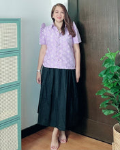 Load image into Gallery viewer, *Maria Filipiñana Inspired Eyelet Top 0029